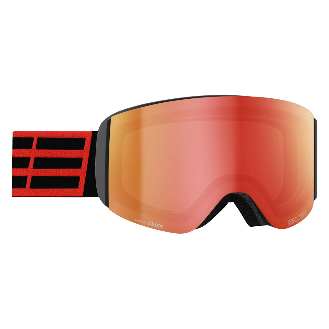 salice goggles Salice 107 DARWF Double Antifog Mirror Black-Red Kids Goggle