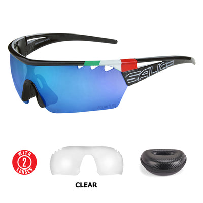 Salice 006 ITA RWP Mirror Polarised Black ITA