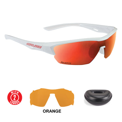 Salice 011 RWP Mirror Polarised White-Red