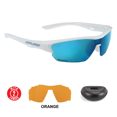 Salice 011 RWP Mirror Polarised White-Blue