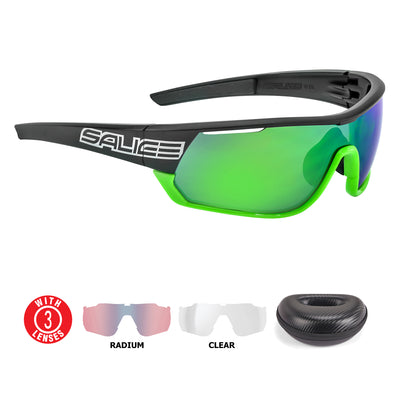 Salice 016 RWP Mirror Polarised Black-Green